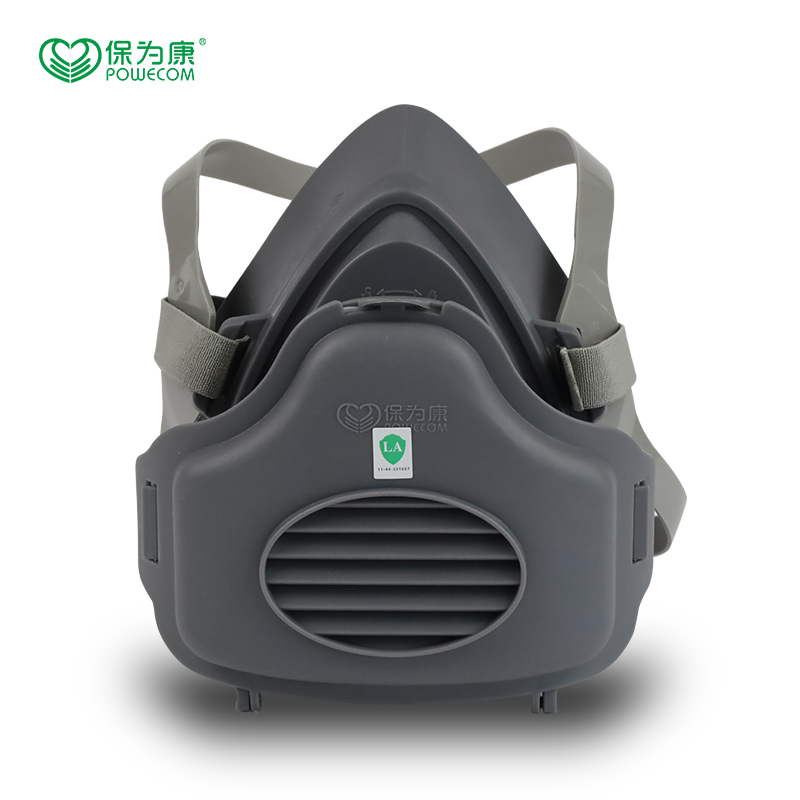 保为康 3700防尘口罩工业粉尘 防尘面罩装修打磨水泥厂 面具1套+滤棉100片