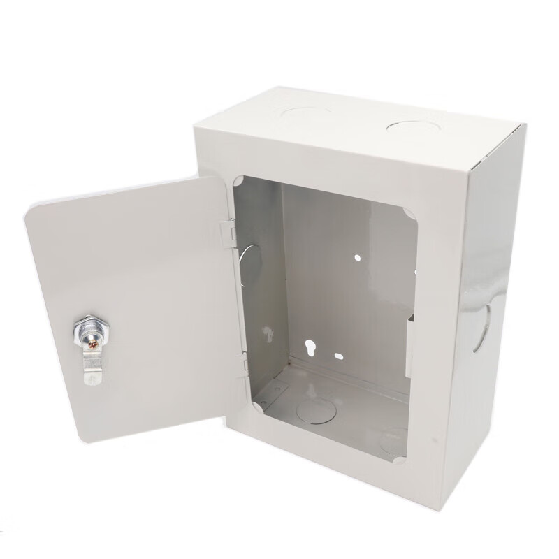 叽哩哇啦电视电话箱分线盒弱电箱铁盒带锁室内壁挂式空箱子明装xf fq