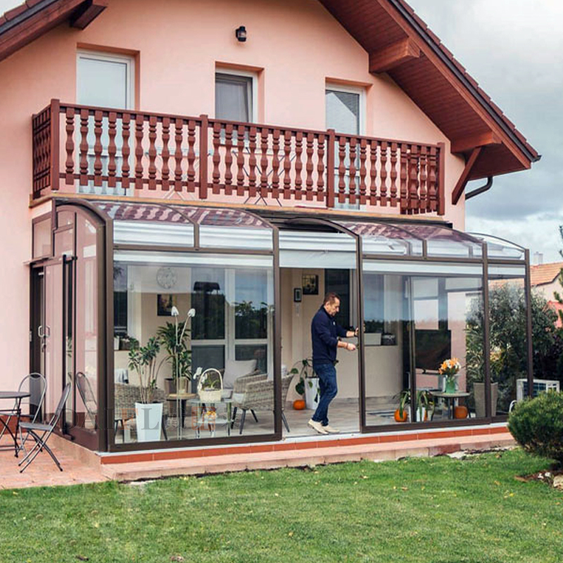 戴菲莱防违建移动阳光房定制别墅封阳台智能折叠伸缩庭院花园保温隔热