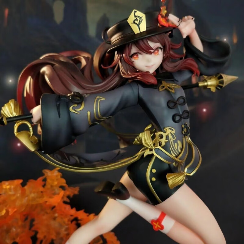 原神胡桃战斗形态手办往生堂堂主动漫二次元美少女模型版玩具 战斗版