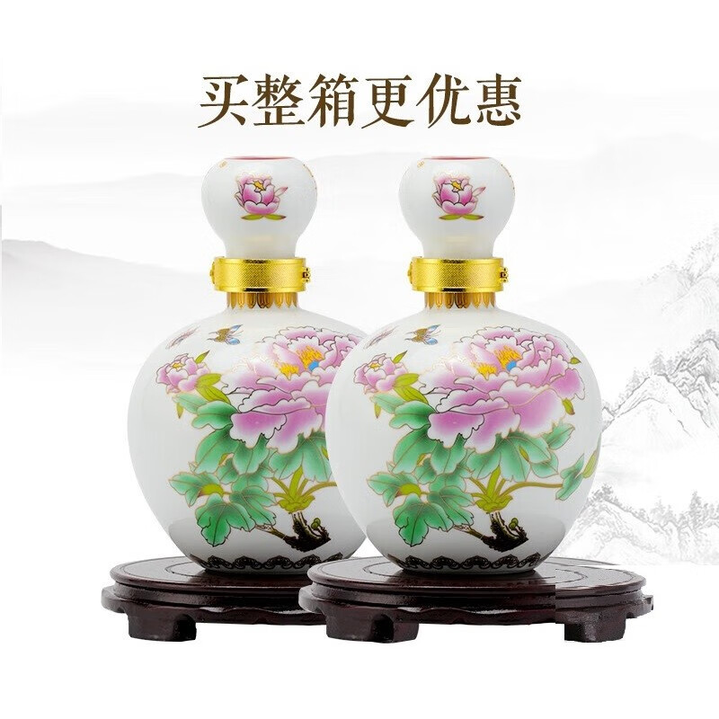 安兆坊互助青稞酒清香型白酒青稞原浆固态纯粮坛装礼盒装52度30年3斤 白牡丹 整箱2坛装