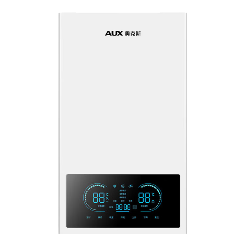 奧克斯（AUX）快熱式電熱水器電壁掛爐一體機(jī)電鍋爐采暖沐浴兩用即熱式地暖暖氣片取暖洗澡以舊換新 16KW 380v 單采暖WIFI智控 ≤160平