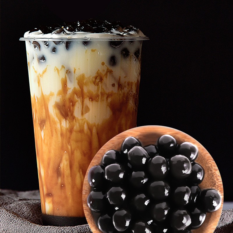 速品食品速品 珍珠粉圆黑糖珍珠 琥珀珍珠珍珠奶茶小料奶茶店专用原料