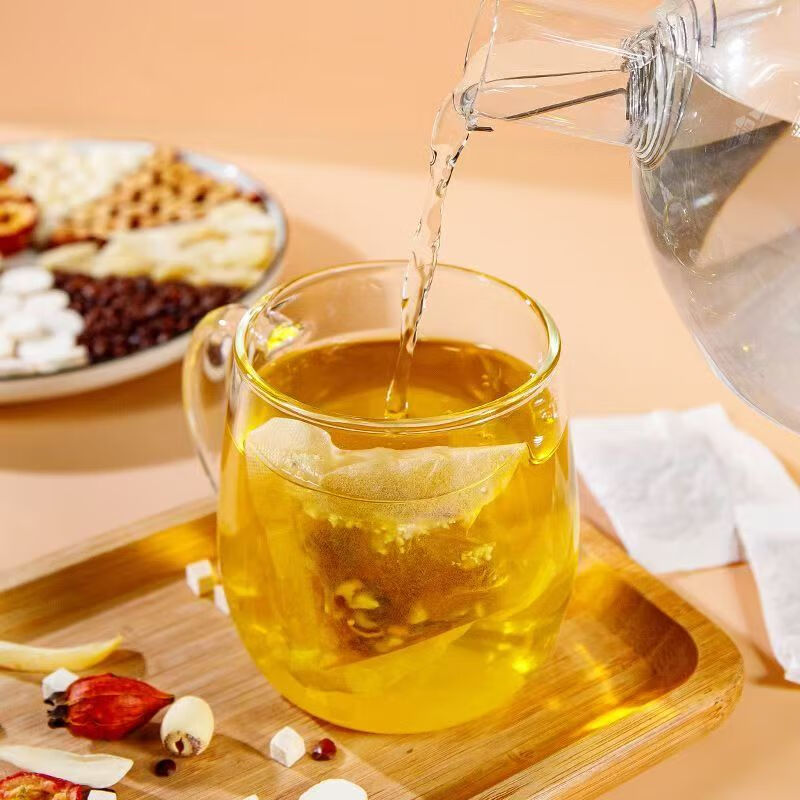 朕皇北京同仁堂茯苓百合酸枣仁茶酸枣仁膏酸枣仁丸泡袋盒装 酸枣仁茯苓百合茶*3盒