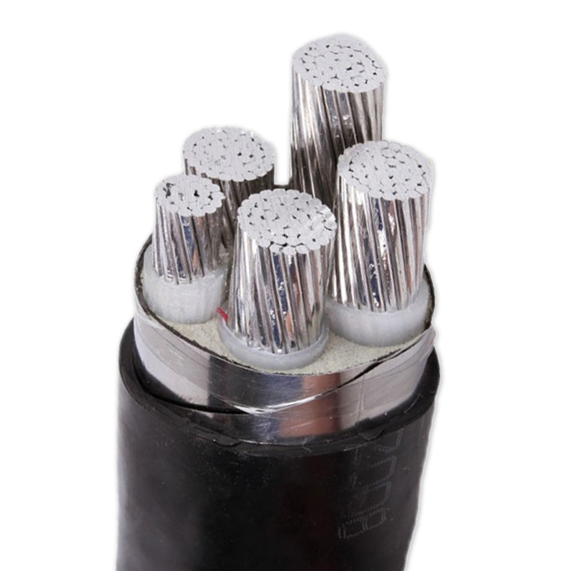 郑网铝芯电缆线户外yjlv22-4 1芯10/16/25/35-120平方电线电缆三相地