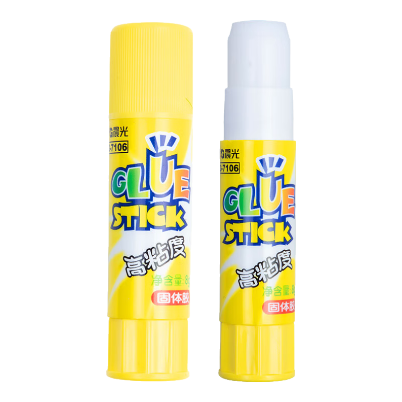 晨光(M&G)文具8g高粘度固體膠PVP 學(xué)生手工固體黏膠 快干耐用膠棒 開(kāi)學(xué)必備學(xué)習辦公用品 單支裝 MG7106