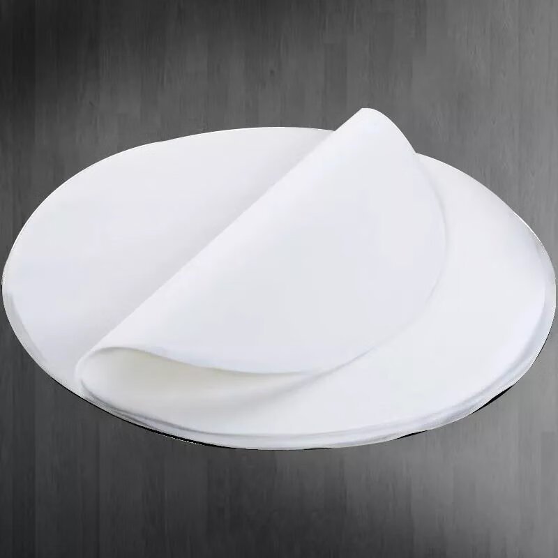 空气炸锅垫纸烘焙纸吸油纸隔油纸专用不粘纸烧烤烤肉油纸 【体验装】17厘米50张 圆形  (油刷)