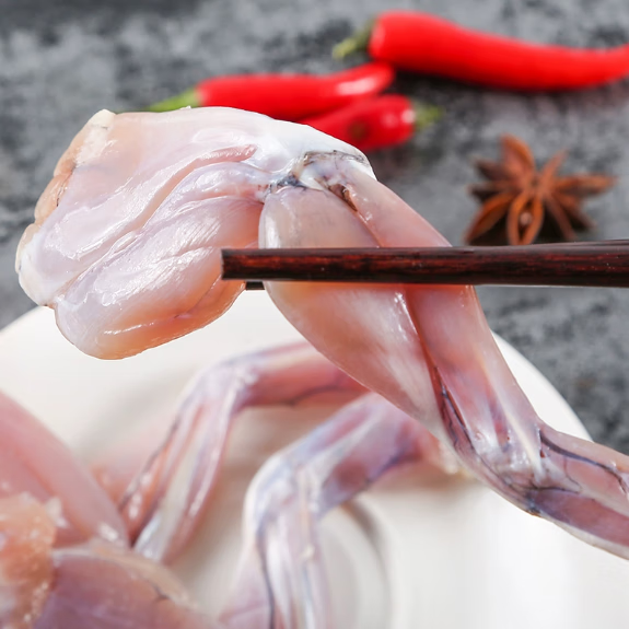 果亦橙新鲜牛蛙2斤去头去皮去内脏鲜活牛蛙现杀活体冷 2斤