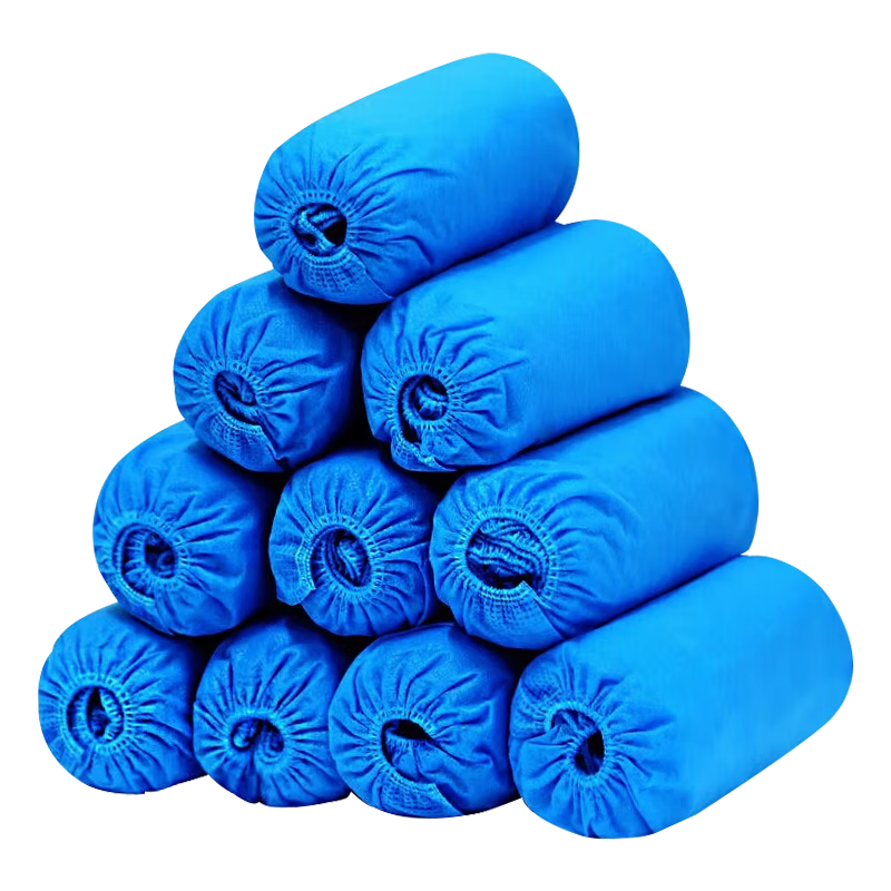 优奥（YOUAO）一次性鞋套100只无纺布鞋套大号加厚防尘透气室内脚套耐磨防滑