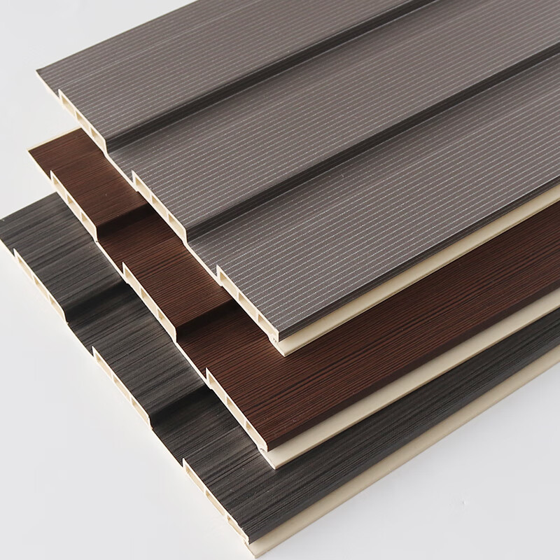 德骊嘉生态木195大长城包覆木纹长城板护墙板墙裙背景墙客厅阳台吊顶