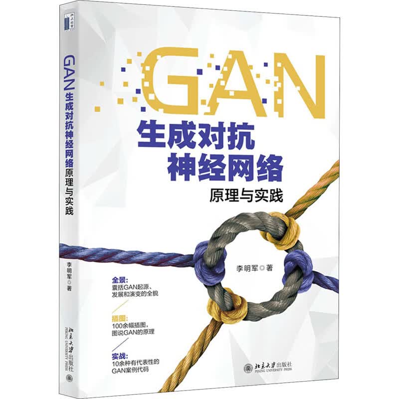 GAN生成对抗神经网络原理与实践 图书