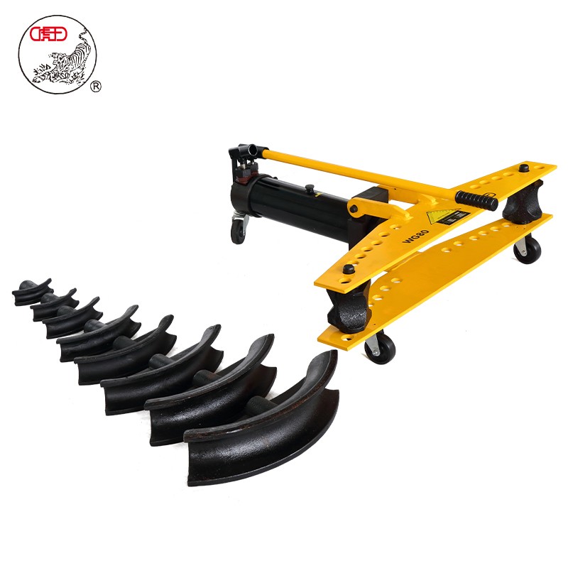 虎王 手动液压弯管机 圆管镀锌管钢管弯曲器 小型折弯机wg80 711159