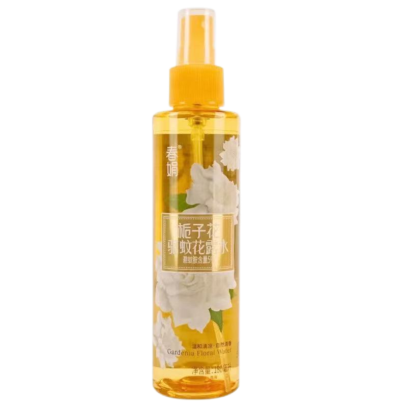 春娟栀子花驱蚊止痒花露水180ml喷雾清香家用室外室内防蚊虫叮咬