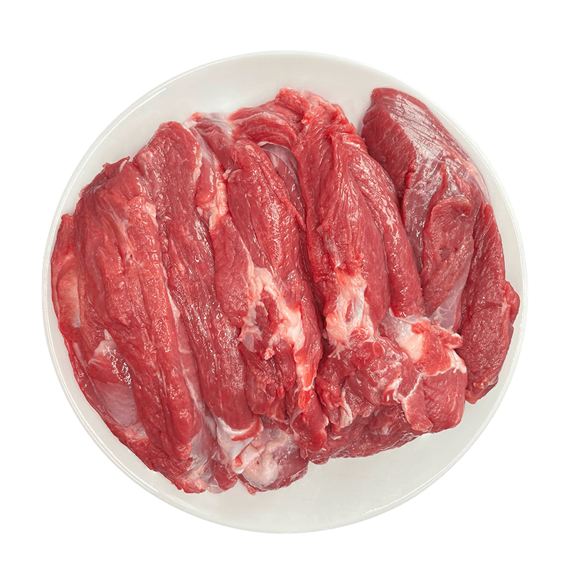 羊小柒宁夏滩羊肉 生鲜去骨后腿肉1000g/袋 烧烤火锅食材