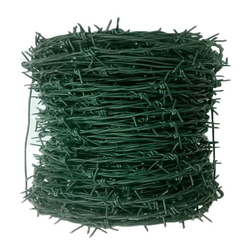 柯瑞柯林bscs双股包塑刺绳围墙防爬带刺铁丝网3.1mm粗*200m长1卷装