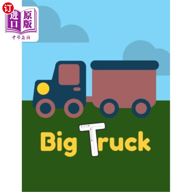 海外直订big truck: a perfect car activity book for kids ages 4-8