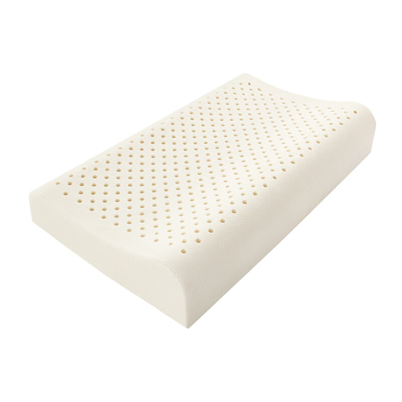 泰嗨（TAIHI） 泰国天然乳胶枕头 儿童枕头 幼儿趴睡枕 平面枕 舒适透气 枕芯 大儿童枕单只装