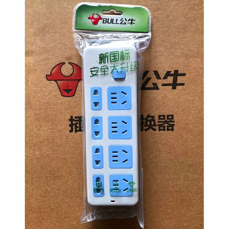 公牛(bull)多用插座插板接线板 无线1.
