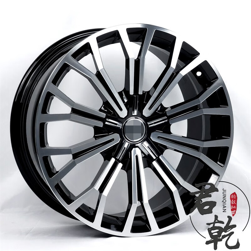 君乾锻造款大众轮毂适配大众途昂/途锐/辉腾/辉昂/帕萨特车圈定制升级