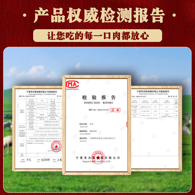 从前有只羊宁夏滩羊 生鲜羊肉半只分割羊腿羊排羊蝎子年货礼盒清真屠宰食材 手把肉2.5KG