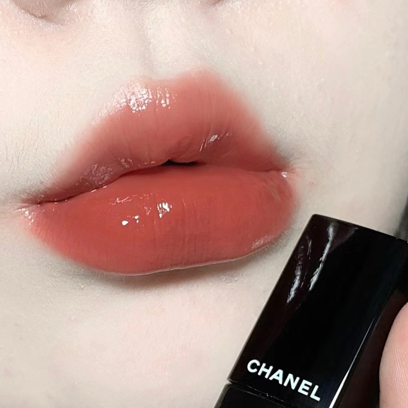 香奈儿（Chanel） 炫光唇釉魅力黑管镜面唇彩礼盒装七夕情人节圣诞礼物送女友老婆 83#红茶玫瑰色