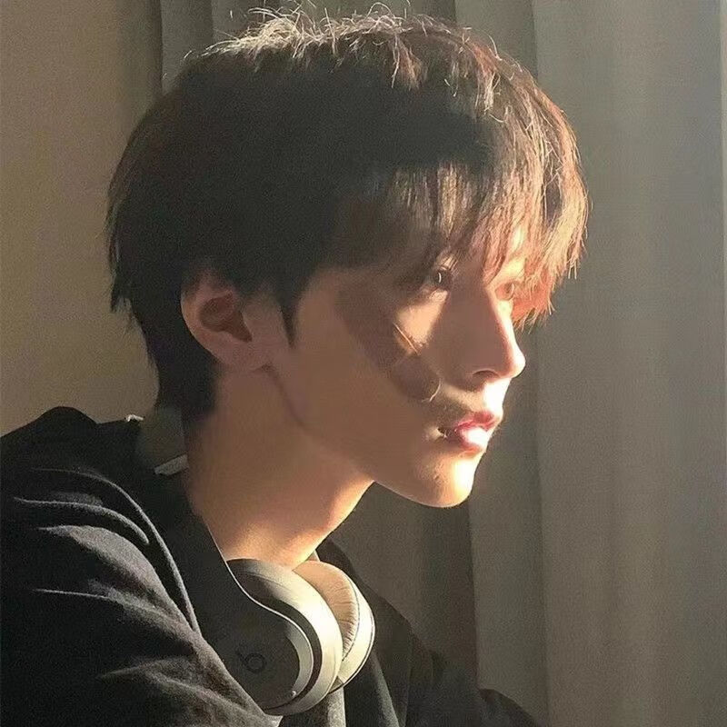 千叶繁碎盖全式男生假头男短发韩版帅气微分全头套式自然蓬松日常男士