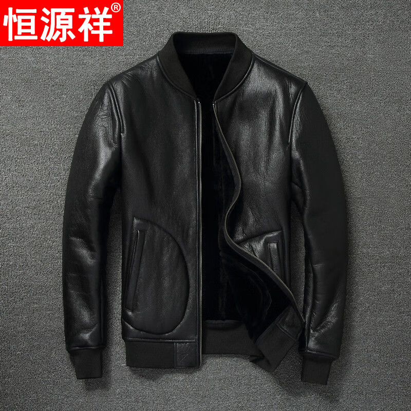 恒源祥高档冬季羊皮毛一体皮夹克真皮皮衣男装皮草棒球服加厚保暖外套 黑色羊皮皮毛一体数量不多 反季 S怎么样,好用不?