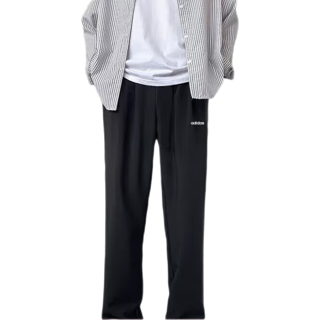 阿迪達(dá)斯 （adidas）夏季運(yùn)動(dòng)透氣快干口袋拉鏈訓(xùn)練健身跑步休閑運(yùn)動(dòng)褲 2XL碼