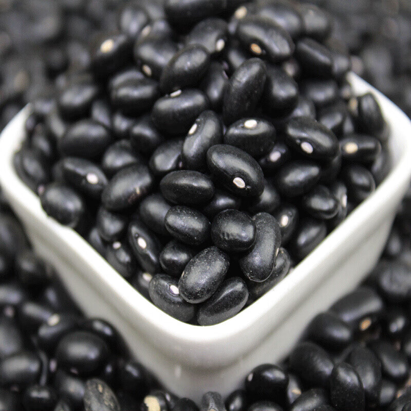 宜享健康新货黑眉豆黑芸豆 饭豆 肾小豆 农家黑眉豆 黑小芸豆900g