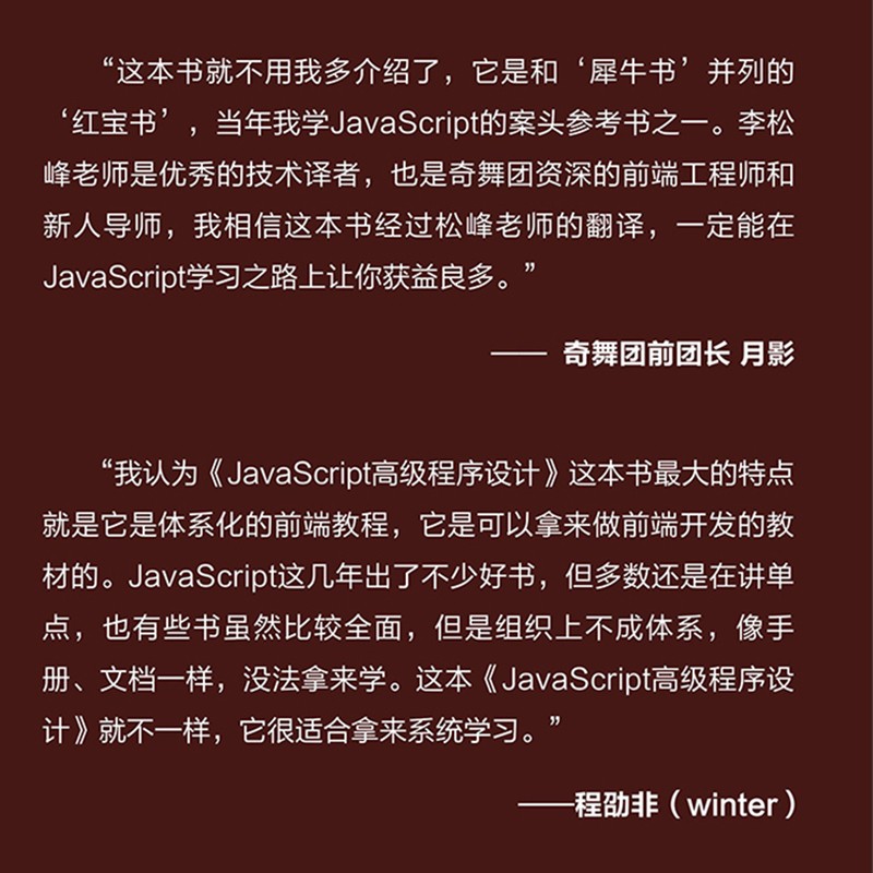 JavaScript高级程序设计 第4版(图灵出品)