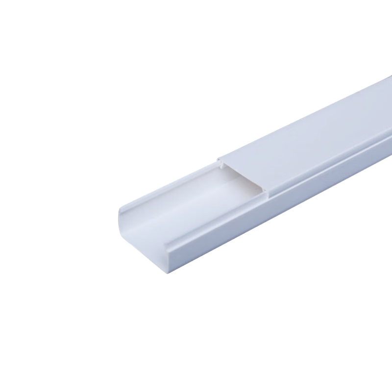 pvc线槽 明装明线方形走线槽网线电线底线墙面线槽板 一米价 20*10(1