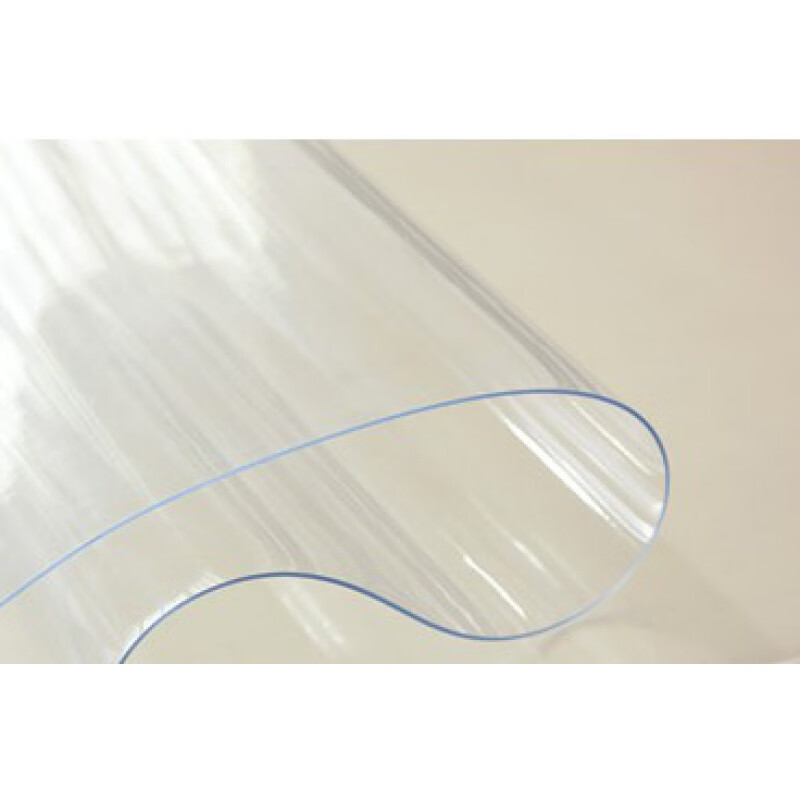 PVC木地板防水保护垫可裁剪防滑透明水晶板地垫塑料防脏膜客厅防水可擦 清清透明1.0mm厚 0.6*0.9米(固定尺寸)