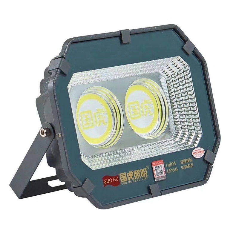 照明led投光灯9090户外防水工程超光100w200w广告投射灯 国虎50w