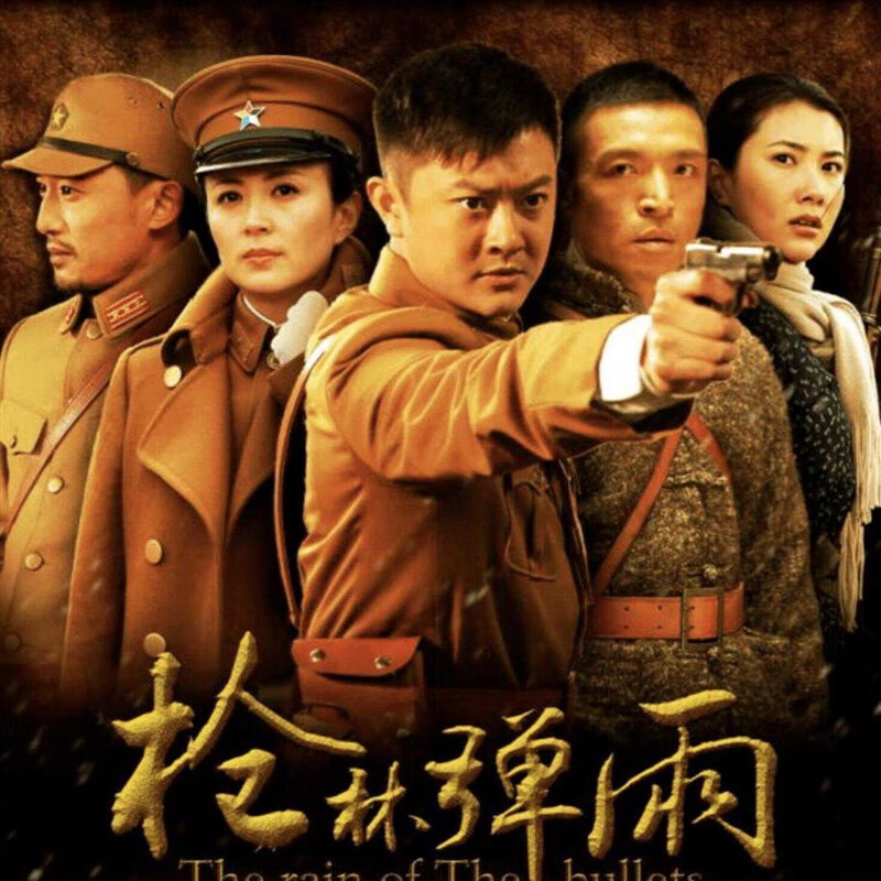 馥允(fuyun)抗战剧电视连续剧枪林弹雨dvd碟片光盘32集印小天 杨童舒