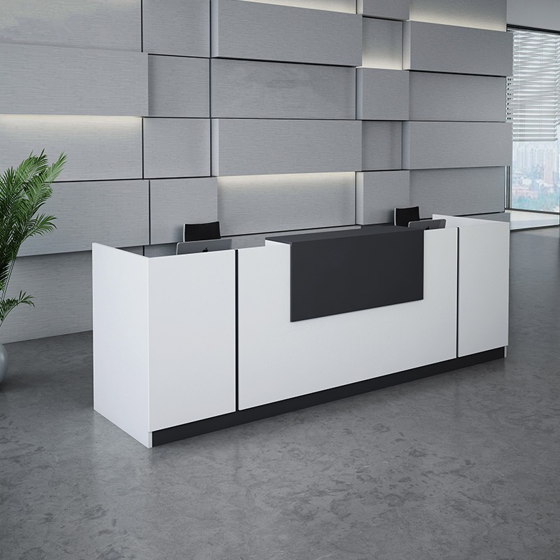 家具前台接待台公司前台简约现代办公前台吧台收银台大气创意办公台