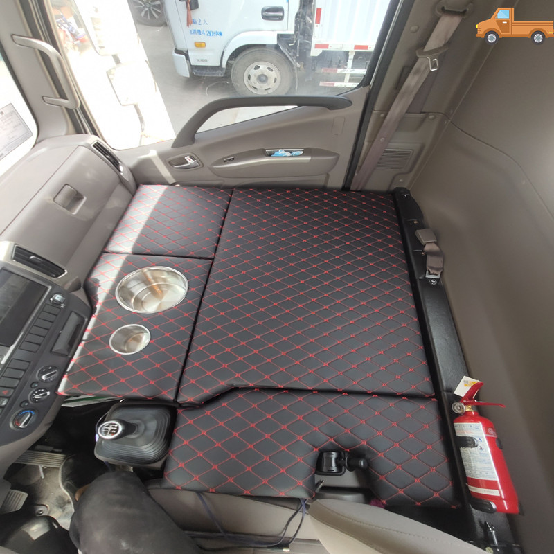 点缤货车卧铺改装适用于解放虎vn轻卡改装件车头6.