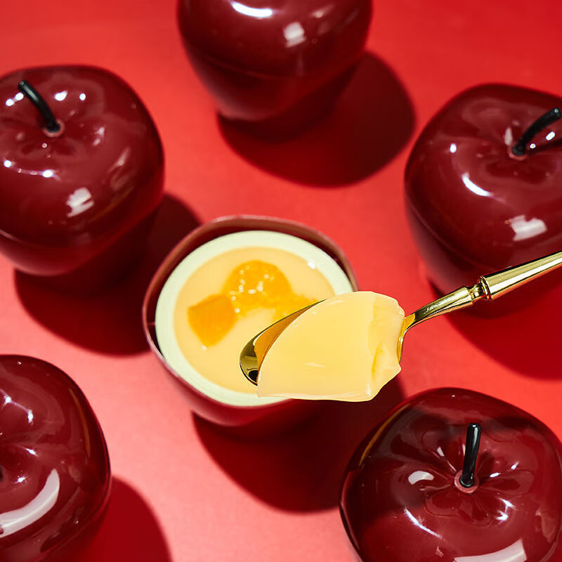 tlxt平安夜苹果礼盒礼物创意布丁圣诞主题女生闺蜜圣诞节礼物礼品 1粒