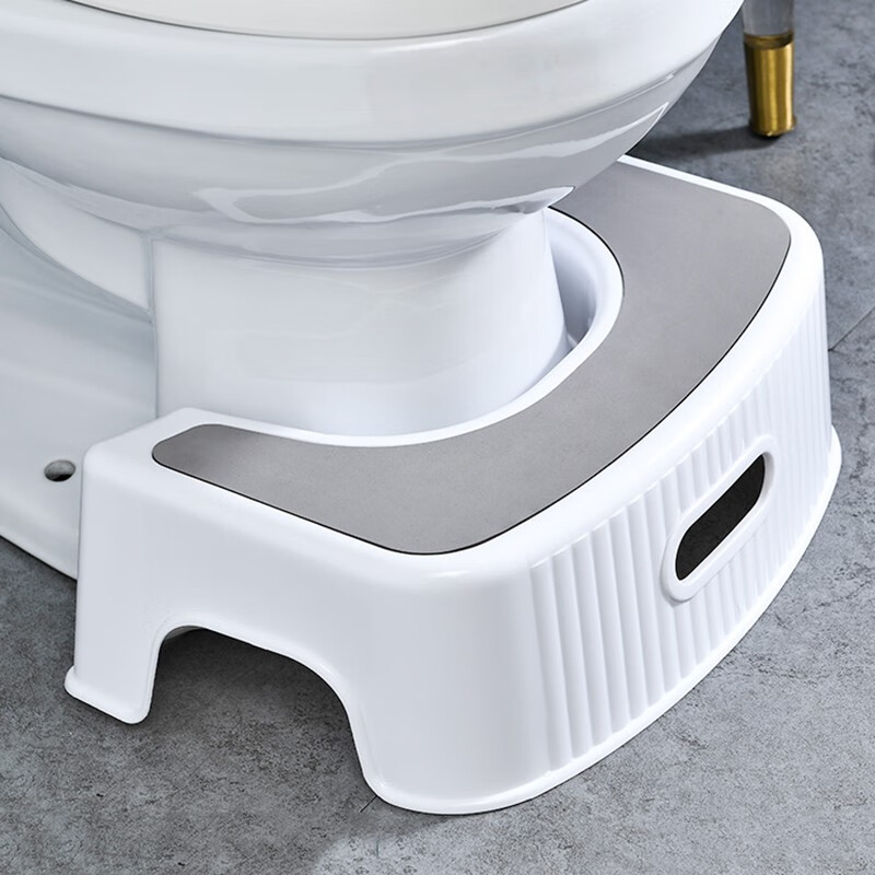 贤菁塑料加厚家用马桶凳子脚踏凳垫脚坐便凳厕所卫生间垫脚凳 踩脚凳