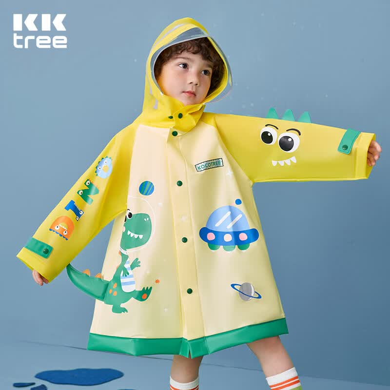 kocotreekk树儿童雨衣带书包位宝宝男女小学生小童雨披幼儿园雨具斗篷式属于什么档次？