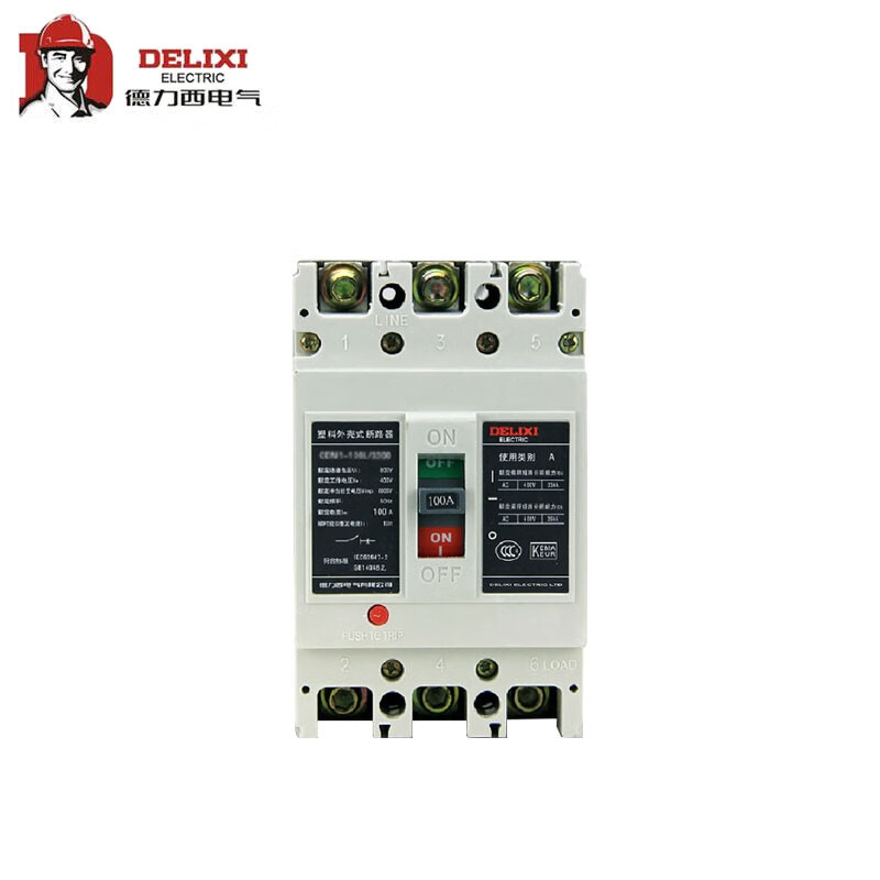 德力西电气(delixi electric) 塑料外壳式断路器 cdm1-100m/43002 100