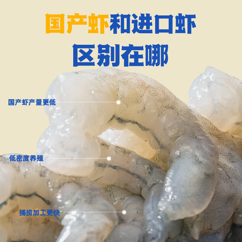 良德源国产北海大号青虾仁净重低脂食材火锅凉拌虾肉手工去虾线速食食材 国产青虾仁*6包共 720g(净重)