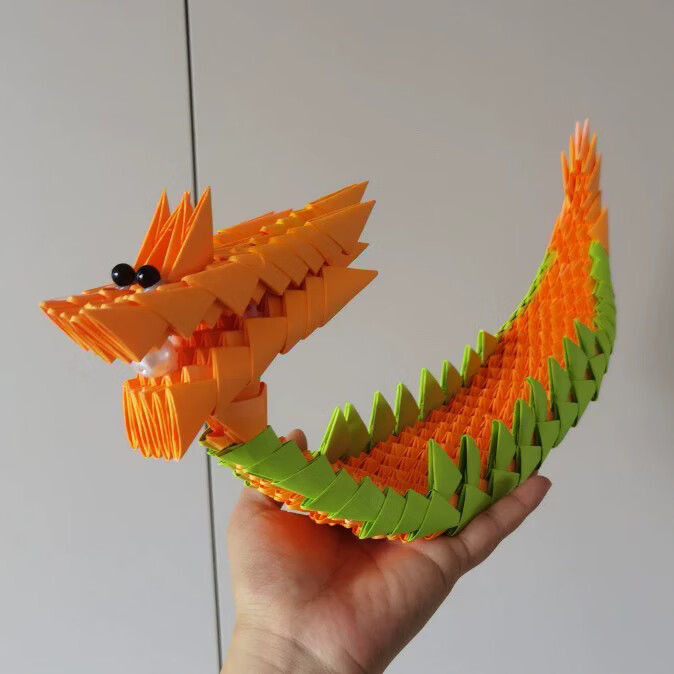 红同三角插折纸材料包龙舟材料包折纸diy三角纸学校手工活动 端午龙舟