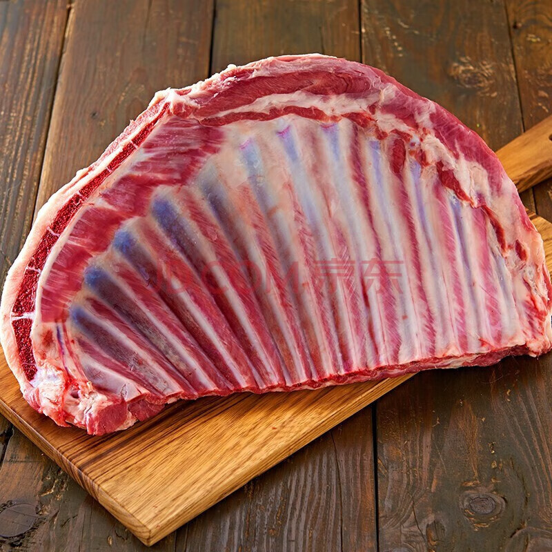 皓谦浩谦精选原切羊排 生鲜冷冻羊肋排 新鲜火锅烧烤食材 羊排3斤