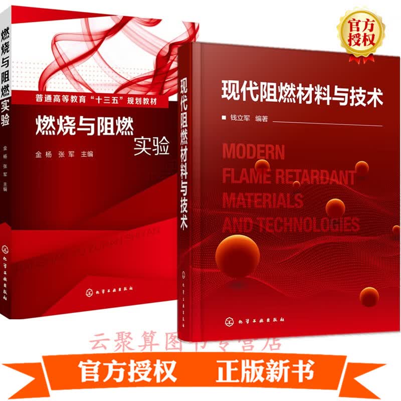 2册 现代阻燃材料与技术+燃烧与阻燃实验 阻燃资源产业发展阻燃机理阻燃剂阻燃材料阻燃材料方法阻燃