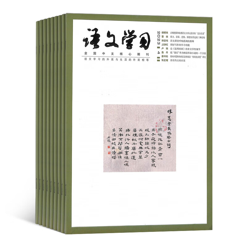 语文学习杂志 2023年10月起订阅 杂志铺 1年共13期（包含一期增刊）教育理论教学技巧写作指导 教学资源教育理论教学 中学语文教学参考 中学语文教学专业期刊杂志
