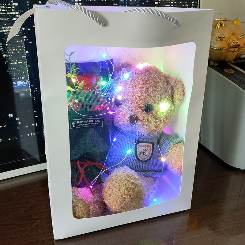 东岳福星阁生日礼物三八妇女节送女友女生老婆女孩闺蜜香皂花玫瑰花员工福利