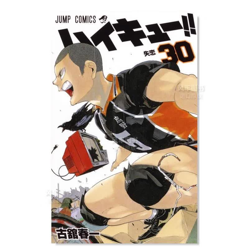 日版漫画 排球少年！！30 ハイキュ—!! 古馆春一 日本漫画书正版 集英社