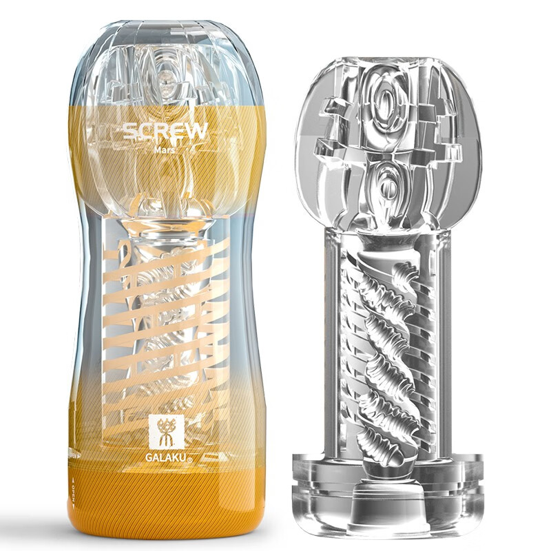 screw iii 旋吸飞机杯 日本透明男用手动旋转夹吸杯 自尉情趣性用品