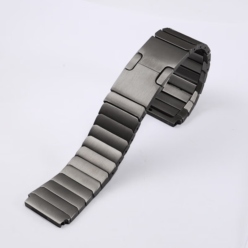 代用华为watch3 GT2/2e/Pro手表钛金灰精钢表带22MM保时捷GT运动版替换带 钛金灰 手表接口宽度22mm