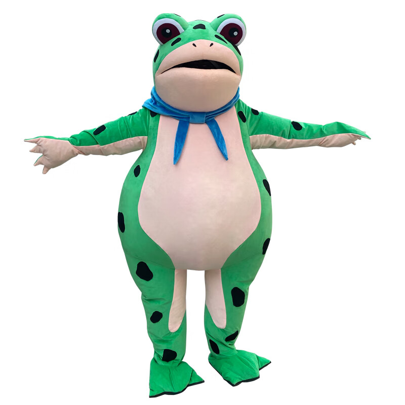 全光辰(quanguangchen)网红青蛙人偶服装人穿行走卡通玩偶服充气癞